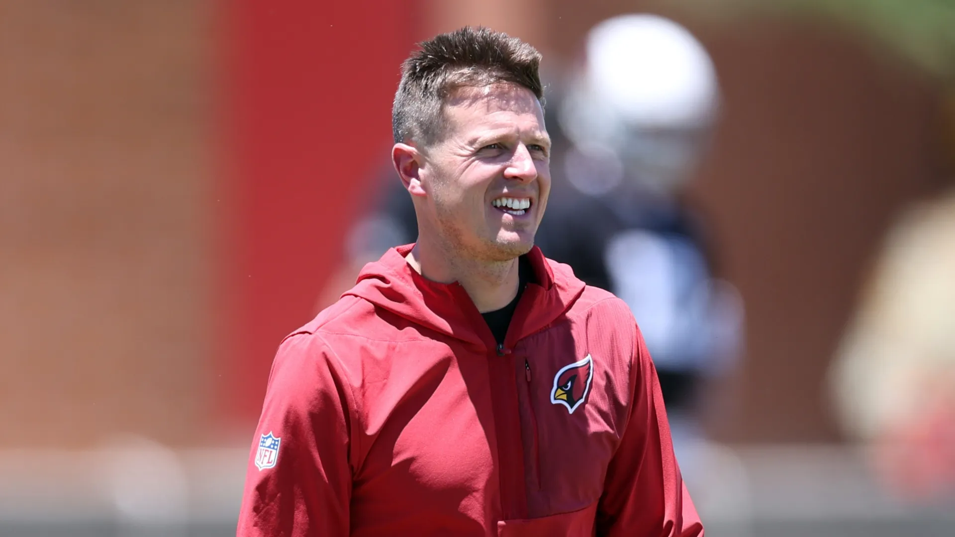 Head coach Mike LaFleur of the Arizona Cardinals