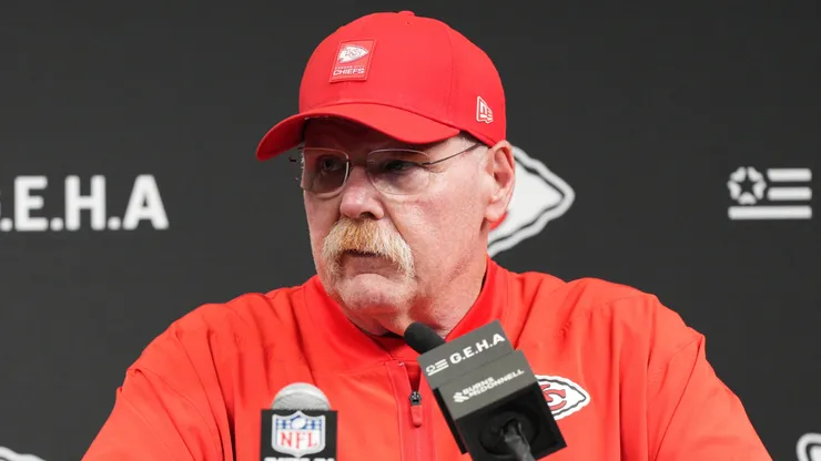 Head coach Andy Reid of the Kansas City Chiefs