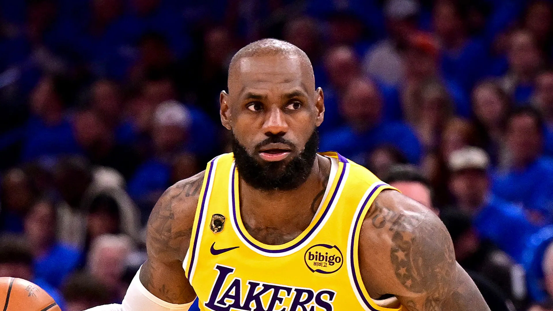 LeBron James during a Los Angeles Lakers.