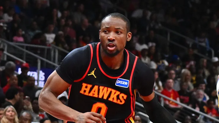 Jonathan Kuminga during an Atlanta Hawks match.