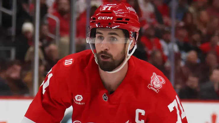 Dylan Larkin #71 of the Detroit Red Wings.