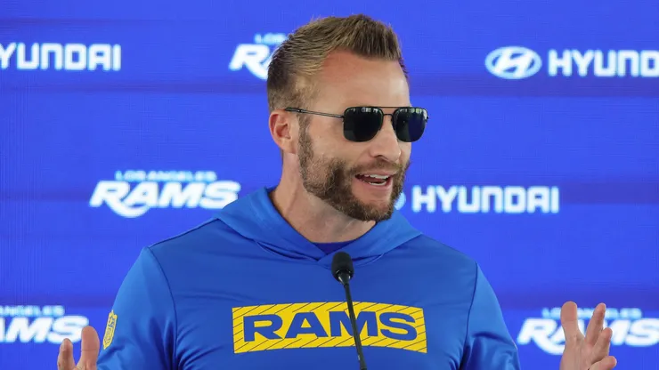 Head coach Sean McVay of the Los Angeles Rams
