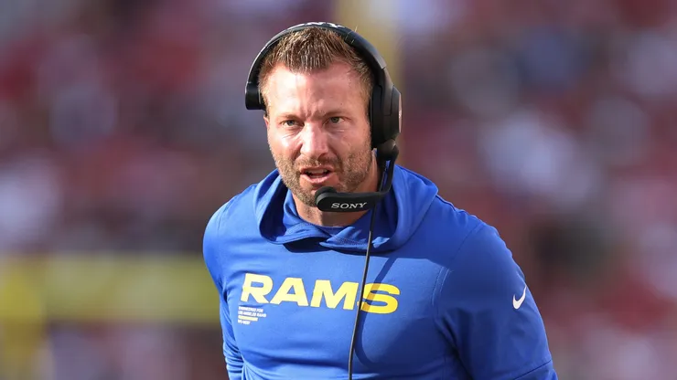 Head coach Sean McVay of the Los Angeles Rams