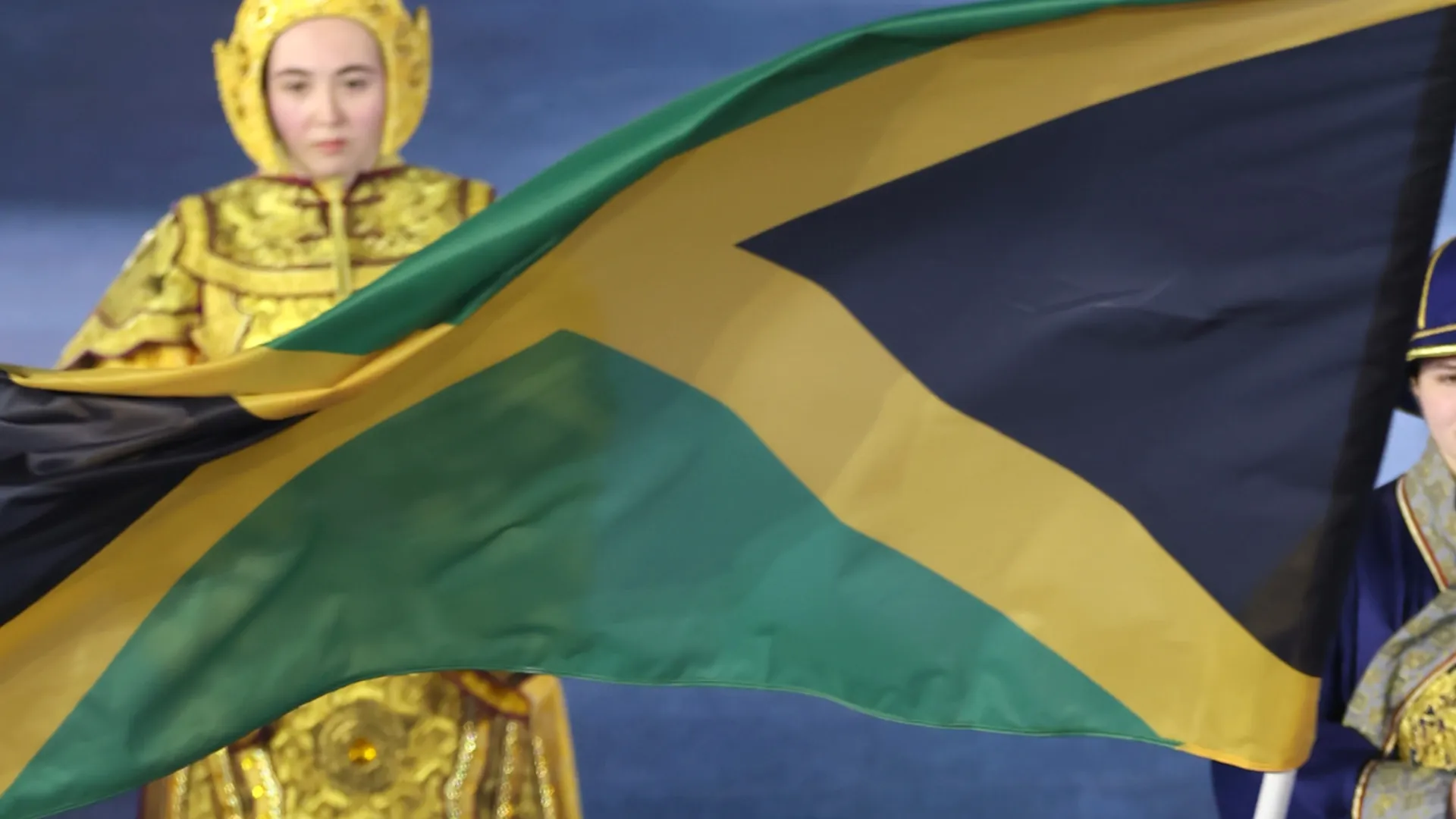 The flag of Jamaica – Dean Mouhtaropoulos/Getty Images