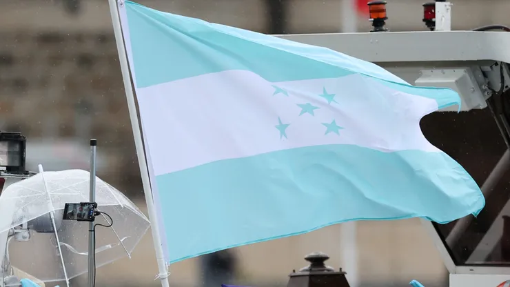 The flag of Honduras