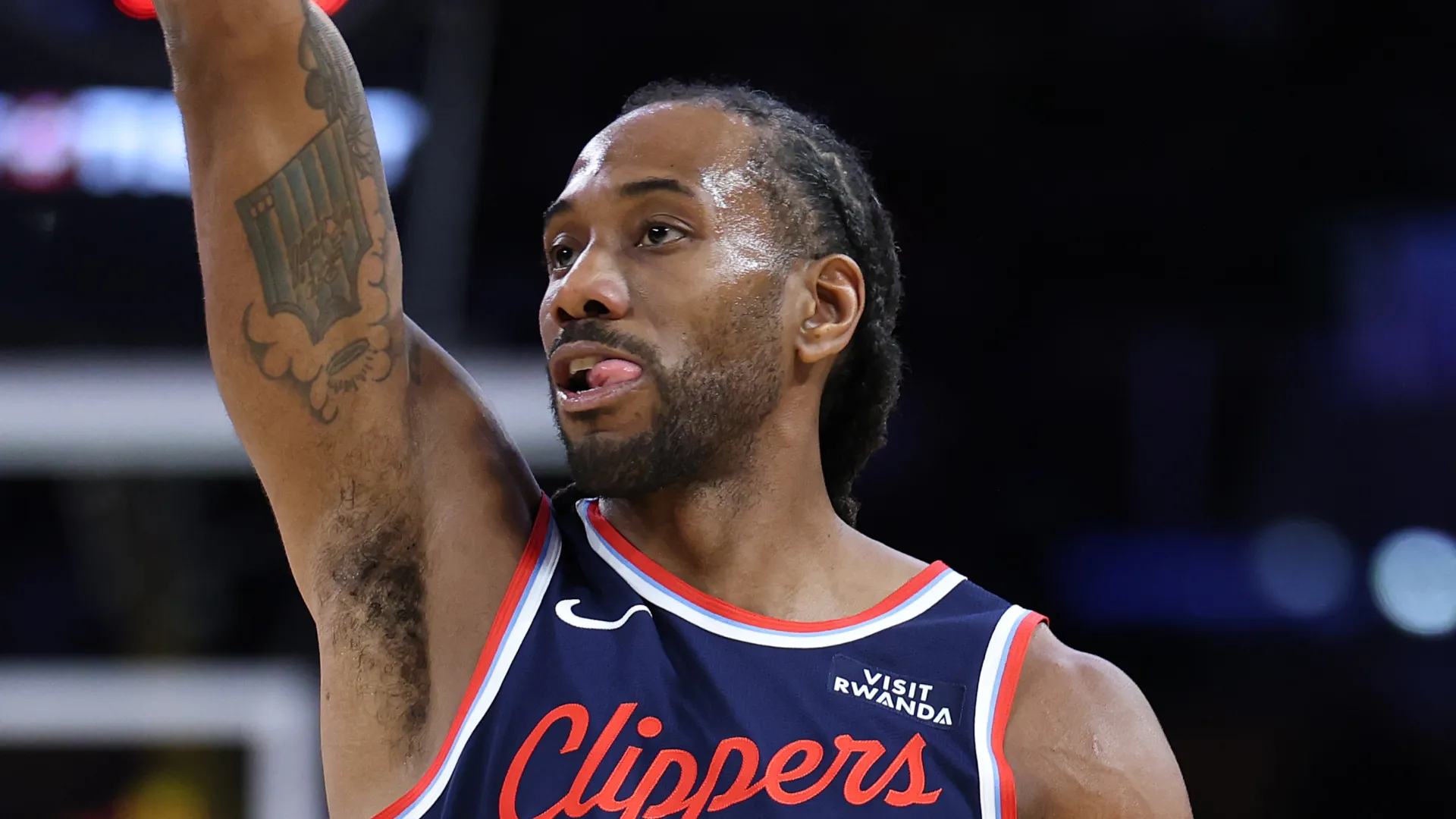 Kawhi Leonard during a LA Clippers game.
