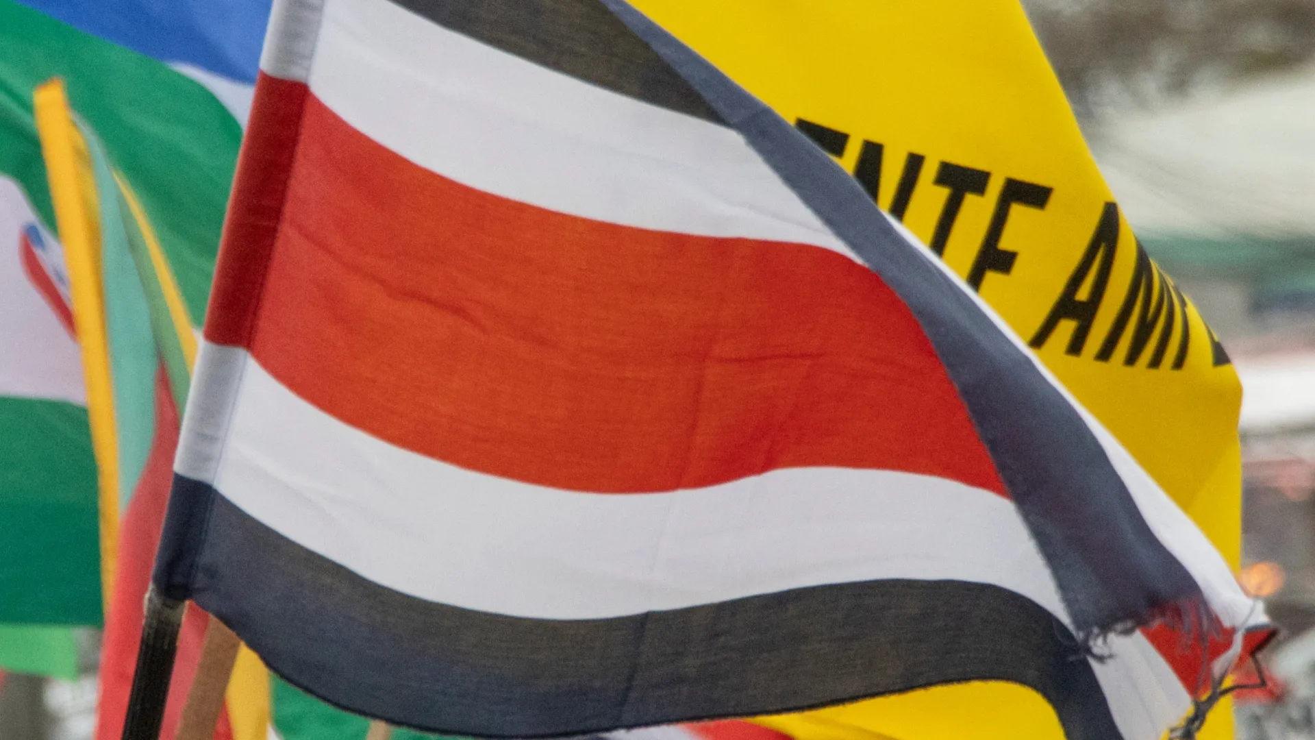 Costa Rica flag – Arnoldo Robert/Getty Images