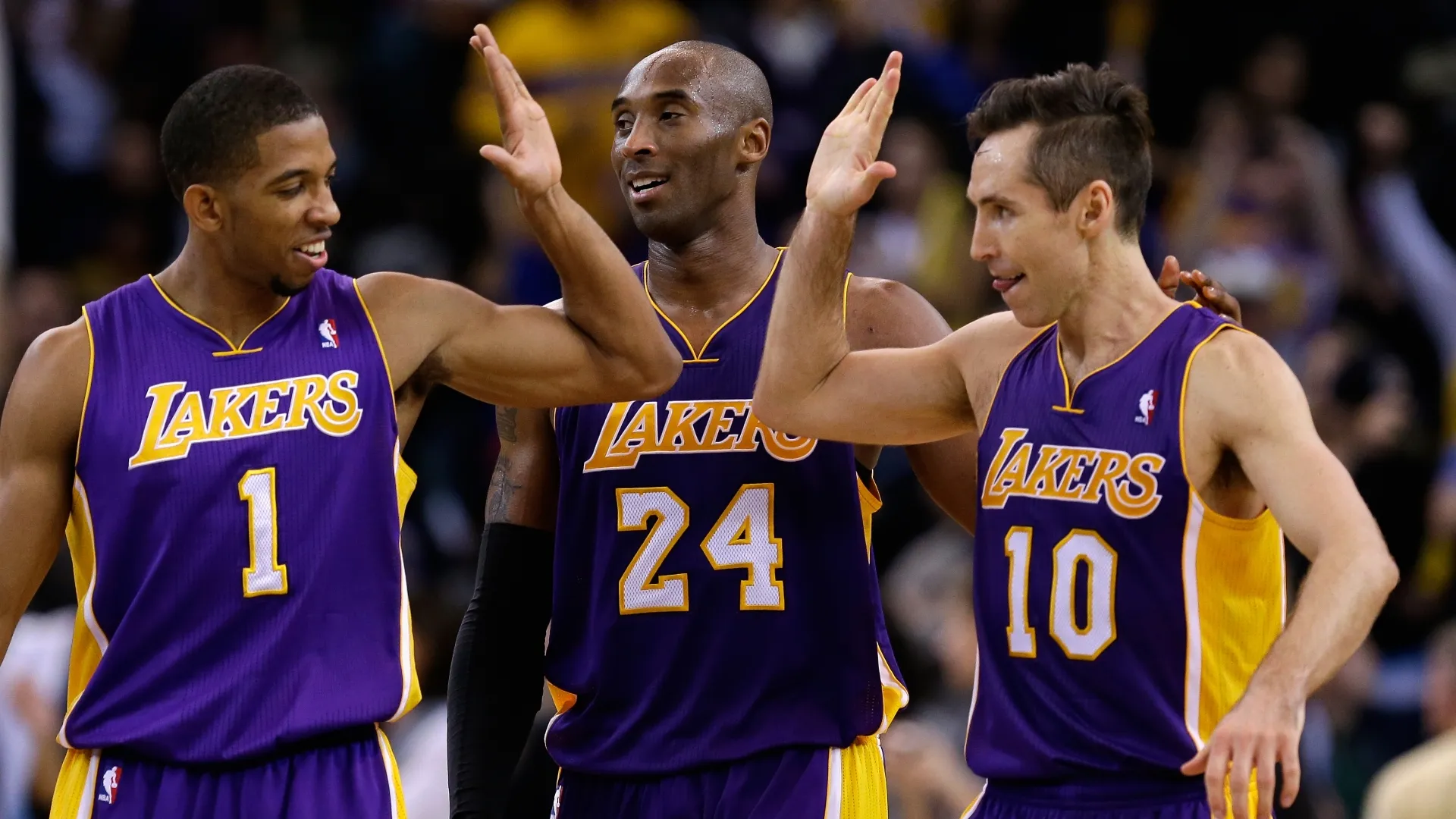 Morris, Bryant and Nash during the 2012 season (Getty Images)
