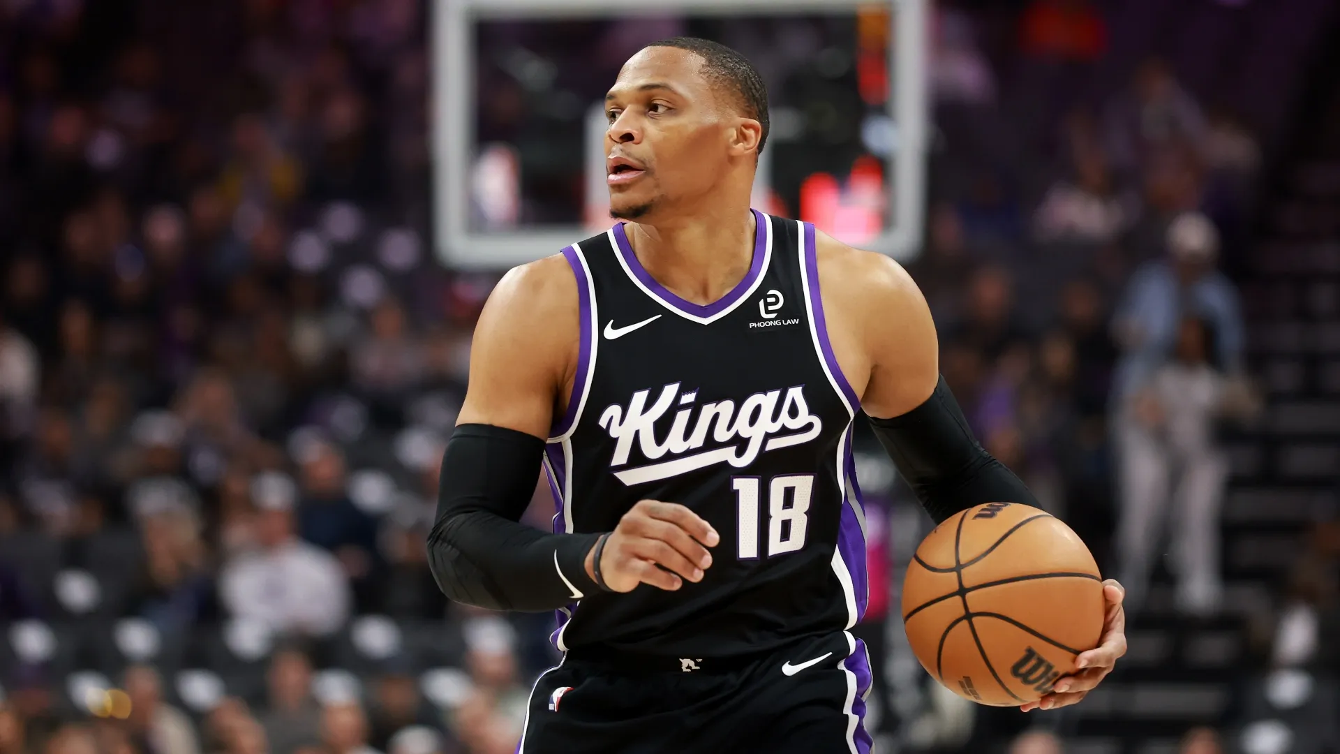 Russell Westbook playing for the Kings
