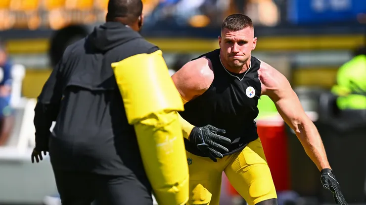 T.J. Watt #90 of the Pittsburgh Steelers