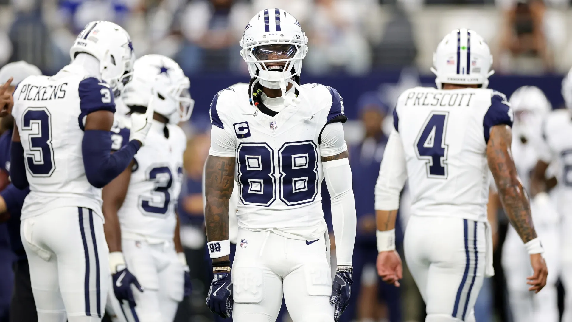 Ceedee Lamb #88 of the Dallas Cowboys