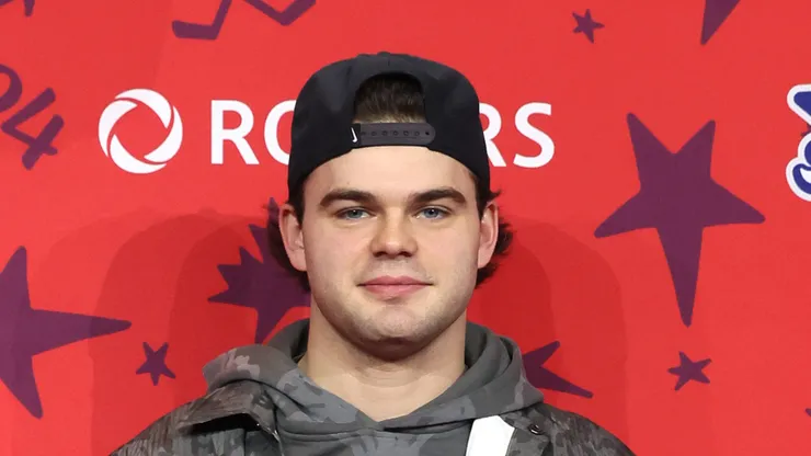 Alex Debrincat of the Detroit Red Wings at 2024 NHL All-Star.