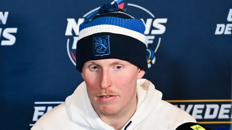 Patrik Laine of Finland during 4 Nations Face-Off.