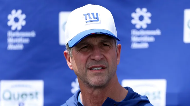 John Harbaugh of the New York Giants.