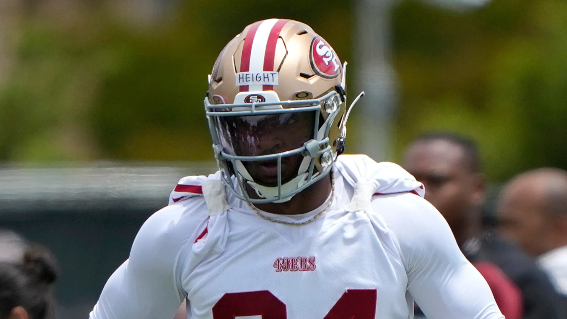 Romello Height during OTAs.