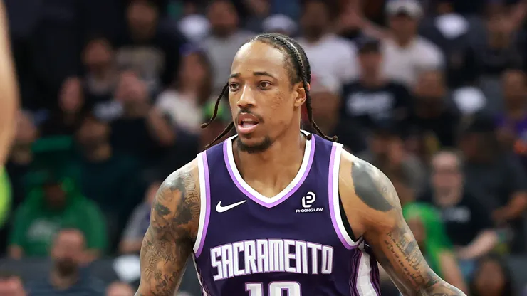 DeMar DeRozan during a Sacramento Kings game.