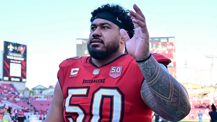 Vita Vea #50 of the Tampa Bay Buccaneers