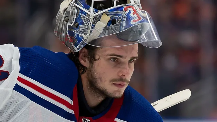 Igor Shesterkin #31 of the New York Rangers.