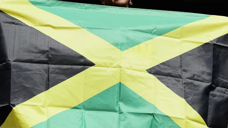 The flag of Jamaica