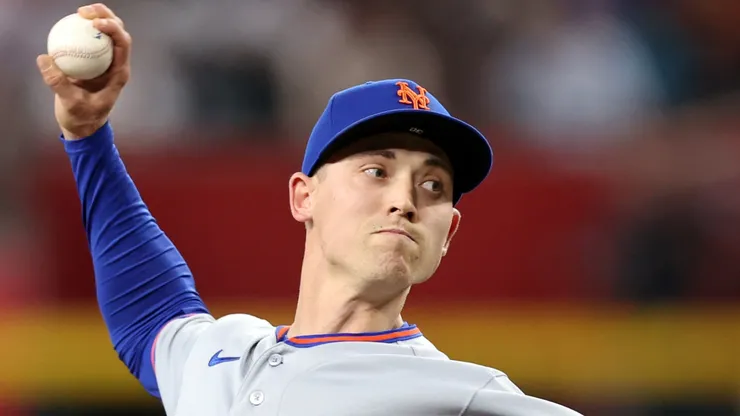 Luke Weaver #30 of the New York Mets.
