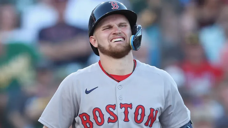 Curtis Mead #25 of the Boston Red Sox.