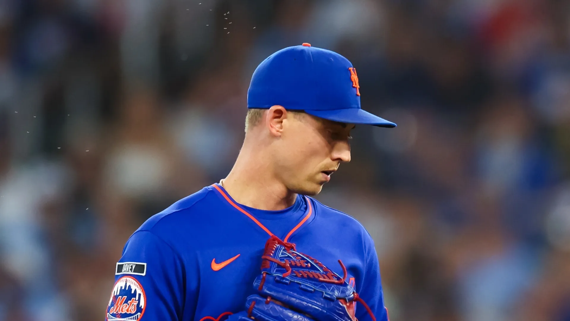 Luke Weaver #30 of the New York Mets.