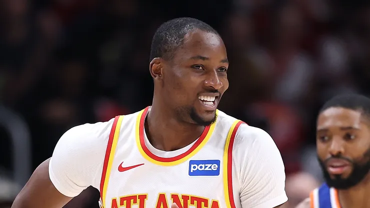 Jonathan Kuminga during an Atlanta Hawks game.