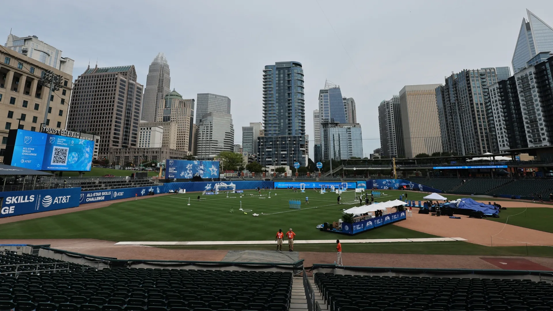 Bank of America Stadium before the 2026 MLS All-Star Skills Challenge (Source: Omar Vega/Getty Images)