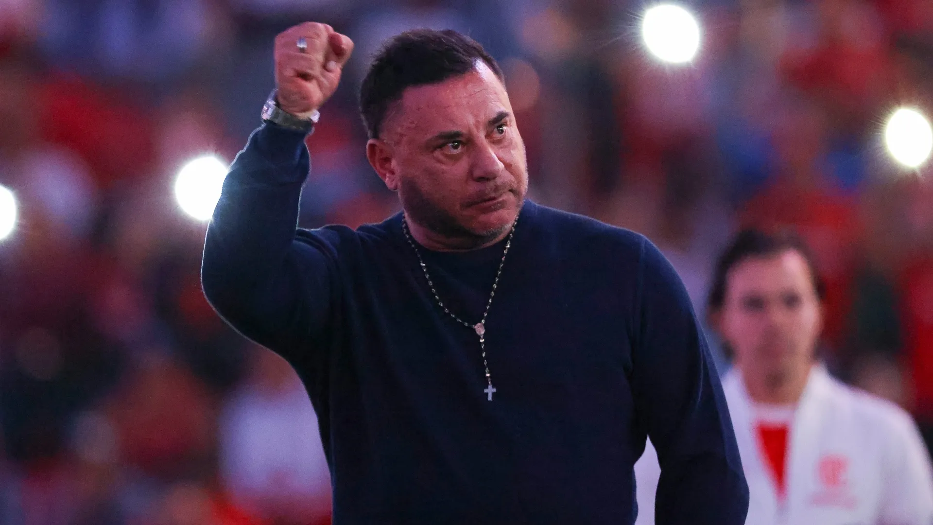 Antonio Mohamed during the second leg semifinal match of the CONCACAF Champions Cup 2026 (Source: Agustin Cuevas/Getty Images)