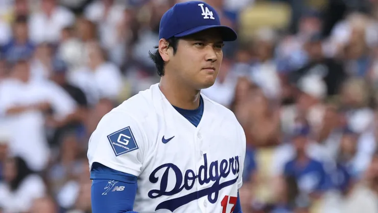 Shohei Ohtani #17 of the Los Angeles Dodgers.