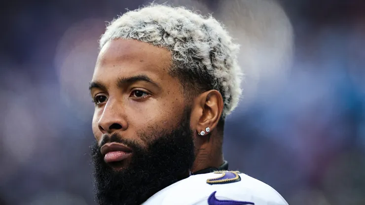 Odell Beckham Jr. at Tottenham Hotspur Stadium in London, England.