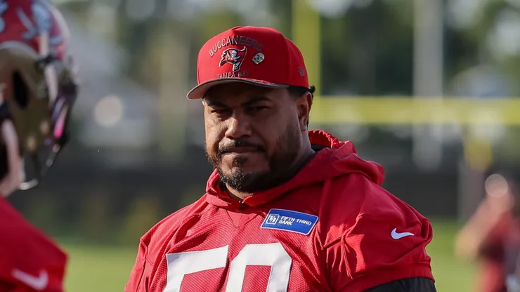 Vita Vea #50 of the Tampa Bay Buccaneers.