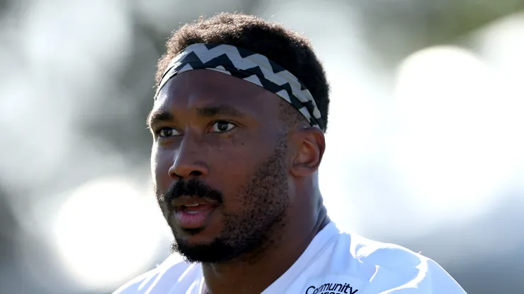 Myles Garrett of the Los Angeles Rams