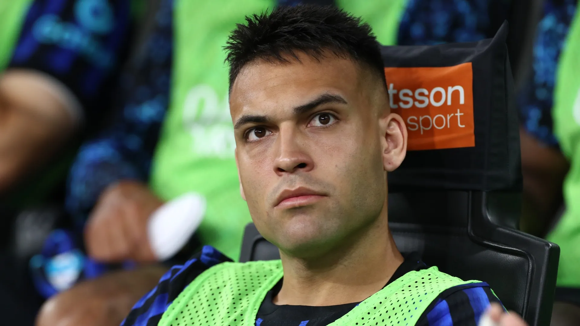 Lautaro Martinez of Inter Milan during a Serie A match (Source: Marco Luzzani/Getty Images)