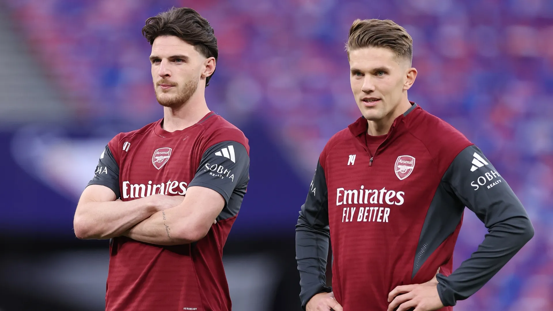Declan Rice and Viktor Gyoekeres of Arsenal (Source: Justin Setterfield/Getty Images)