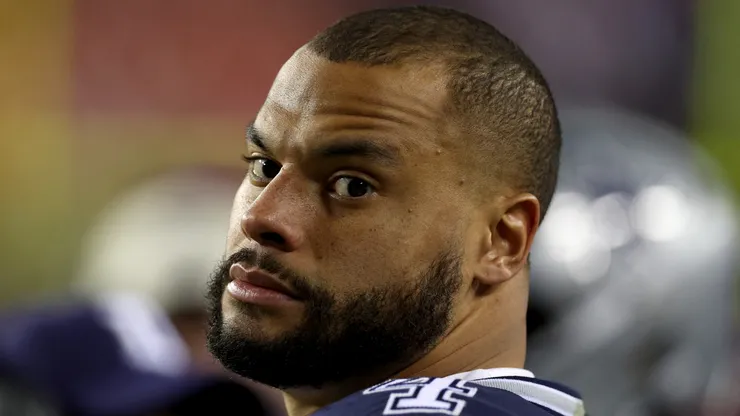 Dak Prescott quarterback of the Dallas Cowboys