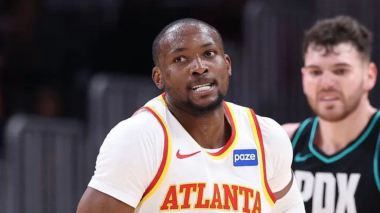 Jonathan Kuminga during an Atlanta Hawks game.
