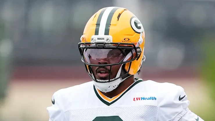 Josh Jacobs during Packers training camp.