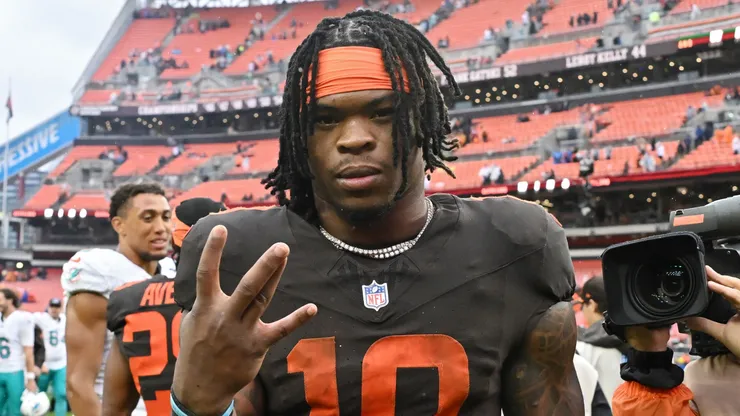Quinshon Judkins #10 of the Cleveland Browns