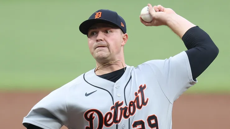 Tarik Skubal #29 of the Detroit Tigers