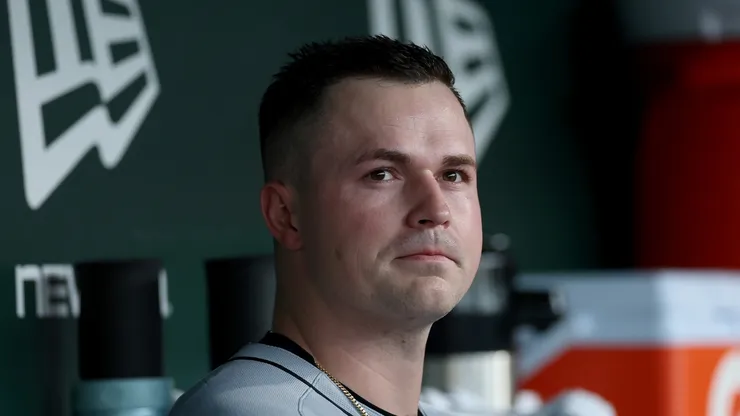 Tarik Skubal #29 of the Detroit Tigers.
