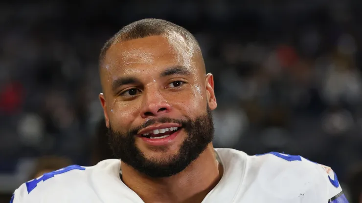 Dak Prescott quarterback of the Cowboys