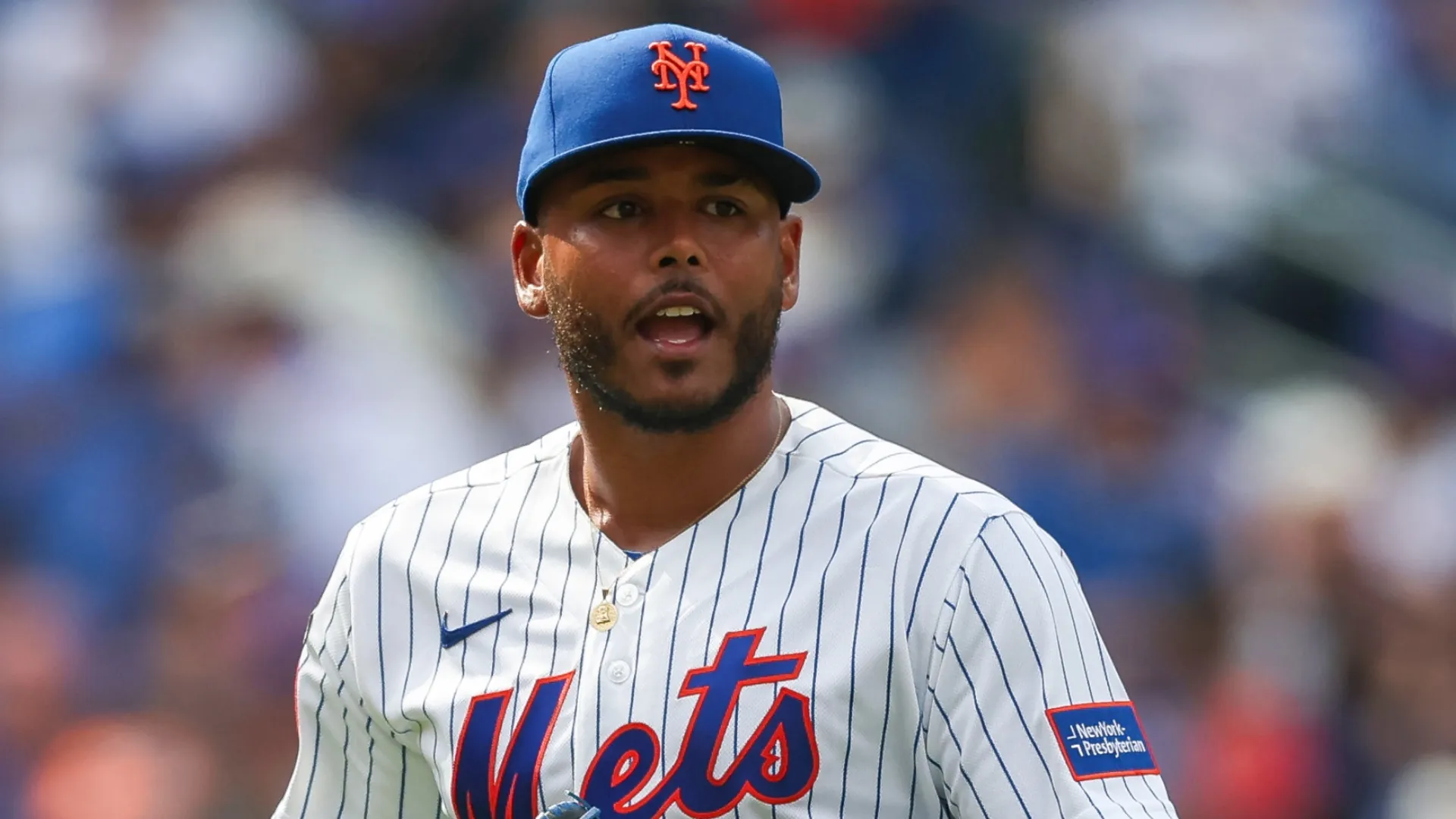 Freddy Peralta #51 of the New York Mets