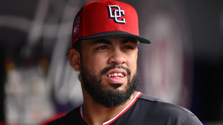 Luis García Jr. with the Washington Nationals.