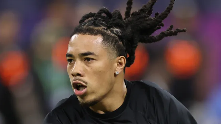 Makai Lemon wide receiver of the Philadelphia Eagles