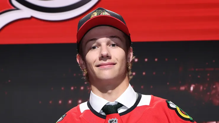 Xavier Villeneuve after being drafted by the Chicago Blackhawks.