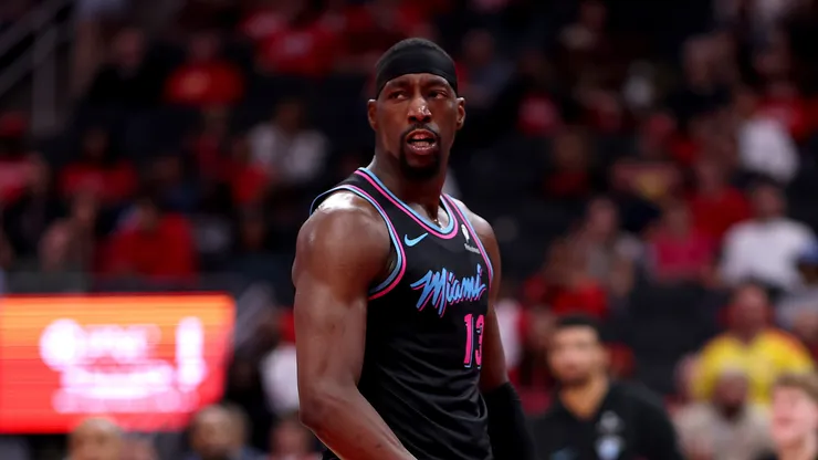 Bam Adebayo #13 of the Miami Heat.