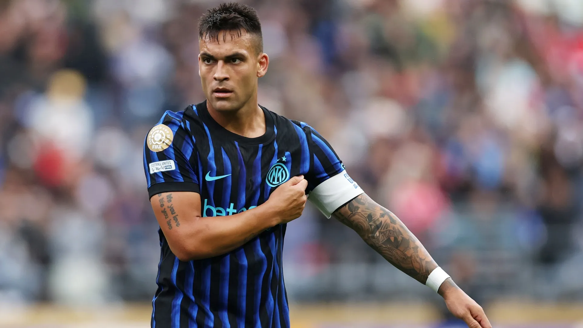 Lautaro Martinez of Inter Milan during the FIFA Club World Cup 2025 group E match (Source: Buda Mendes/Getty Images)