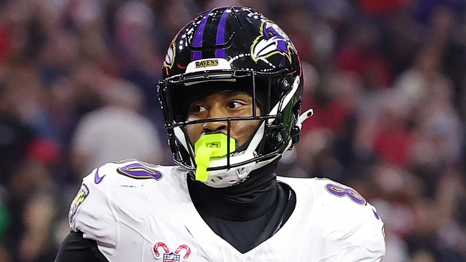 Isaiah Likely during the 2025 NFL season.