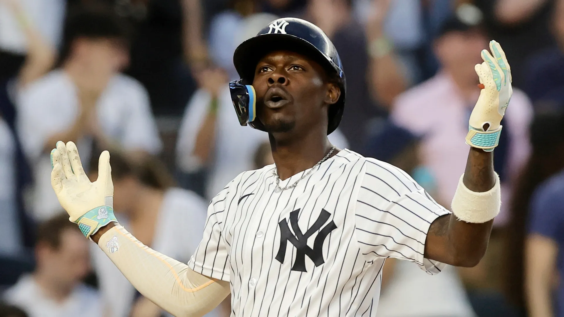 Jazz Chisholm Jr. #13 of the New York Yankees.